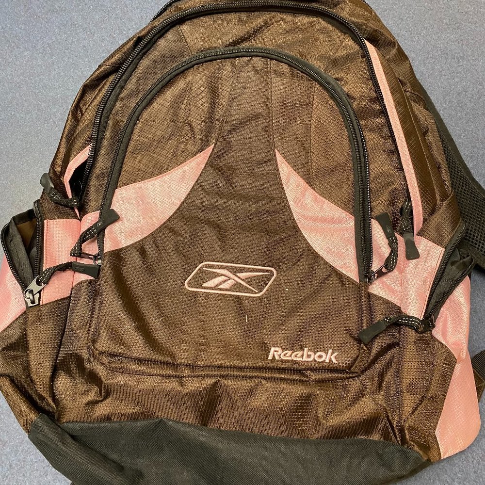 Reebok Brown & Pink backpack